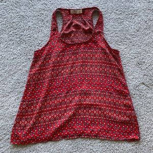 Red Hollister tank